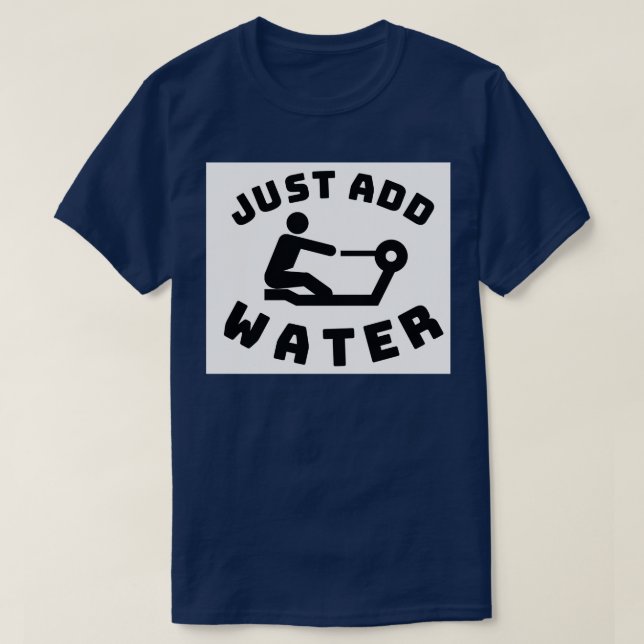 T-shirt Juste ajouter l'aération (Design devant)