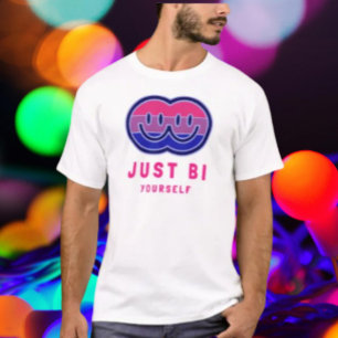 T-shirt Juste Bi Yourself : Connected Smiles Tee