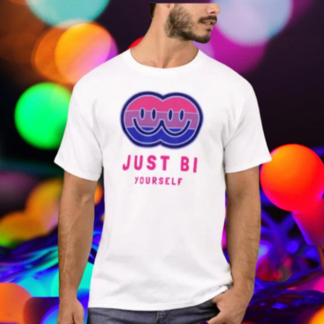 T-shirt Juste Bi Yourself : Connected Smiles Tee (Créateur téléchargé)