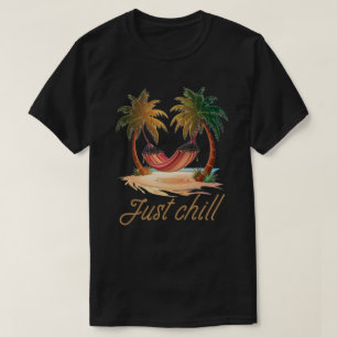 T-shirt Juste Chill Hammock vacances d'été