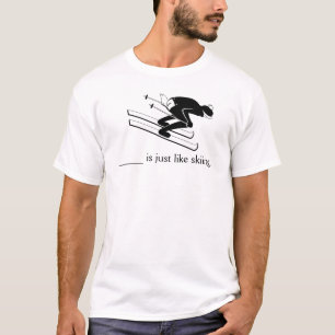 T-shirt Juste comme le ski