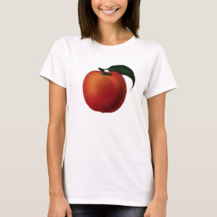 T-shirt Juste couleur pêche