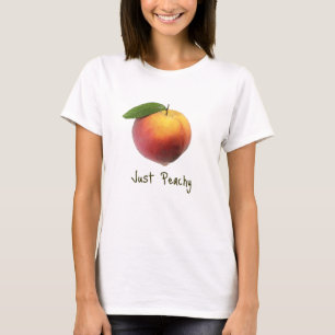 T-shirt Juste couleur pêche
