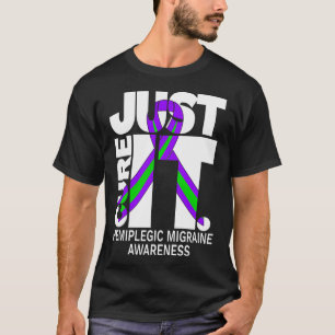 T-shirt Juste Cure Hemiplegic Migraine Sensibilisation