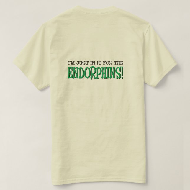 T-shirt Juste dans lui pour la chemise de coureur (Design dos)