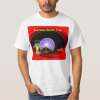T-shirt juste de tour d'état du Kansas