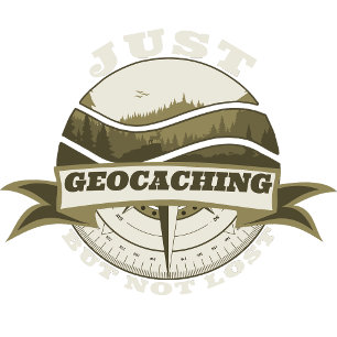 T-shirt Juste du géocaching mais pas perdu