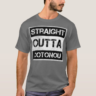 T-shirt Juste En Dehors De Cotonou Bénin Vintage Distorti 