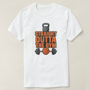 T-shirt Juste En Dehors De La Salle De Sport