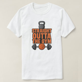 T-shirt Juste En Dehors De La Salle De Sport