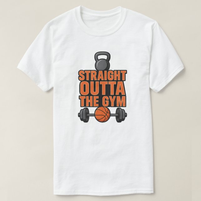 T-shirt Juste En Dehors De La Salle De Sport (Design devant)