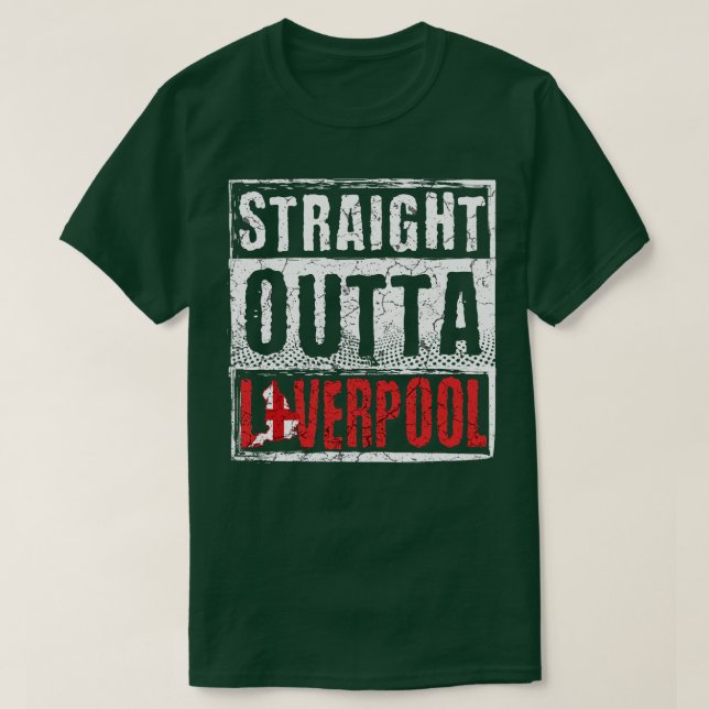T-shirt Juste En Dehors De Liverpool (Design devant)