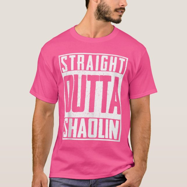 T-shirt Juste en-dehors du temple Shaolin Bouddha chinois  (Devant)