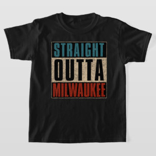 T-shirt Juste En Face De Milwaukee Wisconsin WI