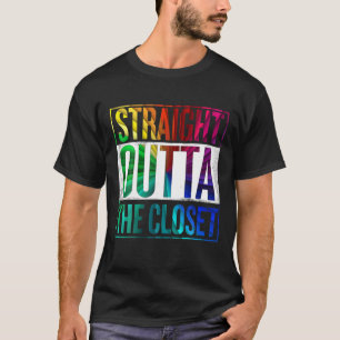 T-shirt Juste En Face Du Gay pride LGBT Le Plus Closet