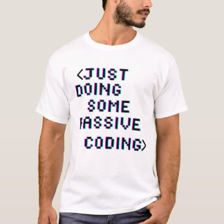 T-shirt juste en faisant un codage passif