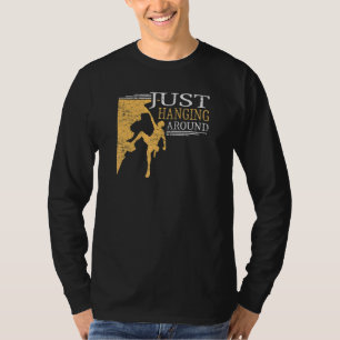 T-shirt Juste En Se Posant Pour Les Randonnées Et Les grim