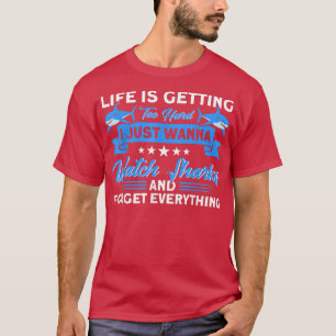 T-shirt Juste envie de regarder les requins animaux requin
