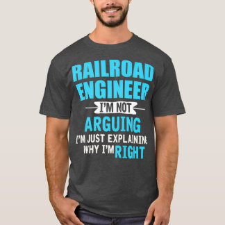 T-shirt Juste expliquer pourquoi j'ai raison Funny rail