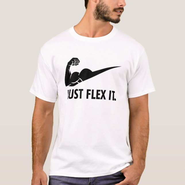 T-shirt Juste Flex It, Gymnase Drôle (Devant)