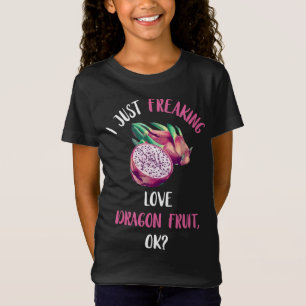 T-Shirt Juste Freaking Amour Dragon Fruit Exotique Pitahay