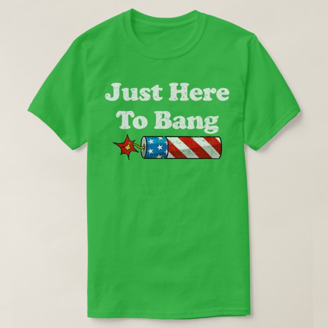 T-shirt Juste ici pour Bang (Design devant)