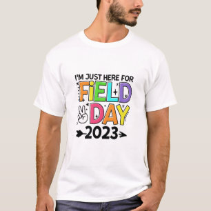 T-shirt Juste Ici Pour La Journée Du Terrain 2023 Enseigna