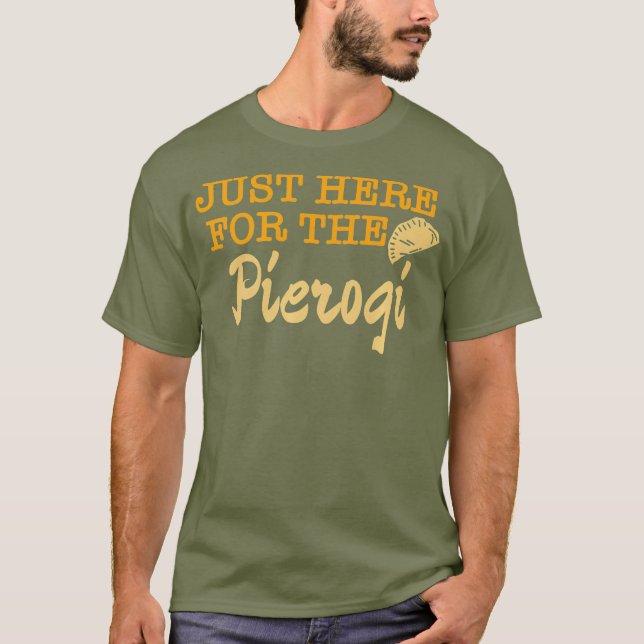 T-shirt Juste Ici Pour La Prime Alimentaire Polonaise Pier (Devant)