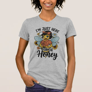 T-shirt Juste ici pour le miel