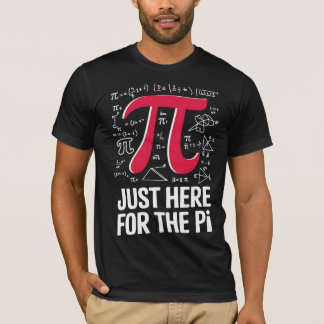 T-shirt Juste ici pour le pi
