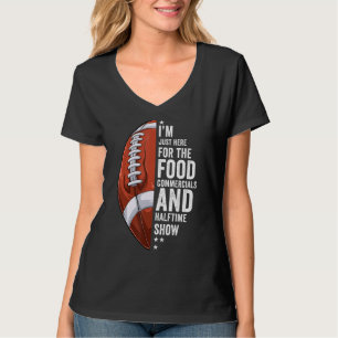 T-shirt Juste Ici Pour Les Publicités Alimentaires À Demi-