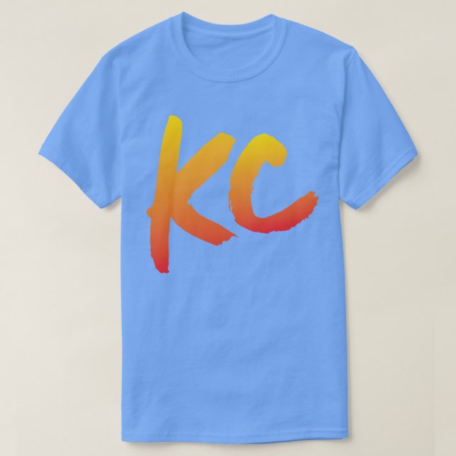 T-shirt Juste KC rouge fondu (Design devant)