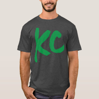 T-shirt Juste KC vert sur vert