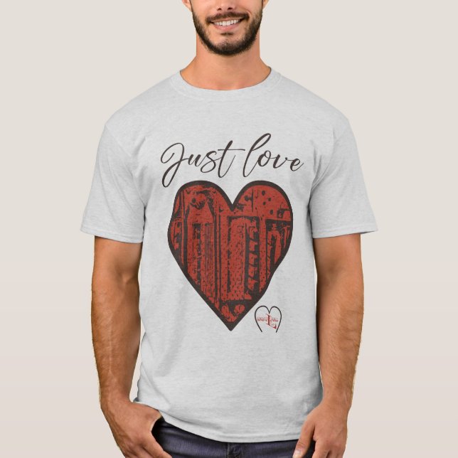 T-shirt Juste l'amour (Devant)