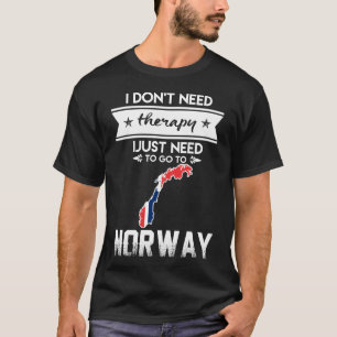 T-shirt juste le besoin d'aller en Norvège