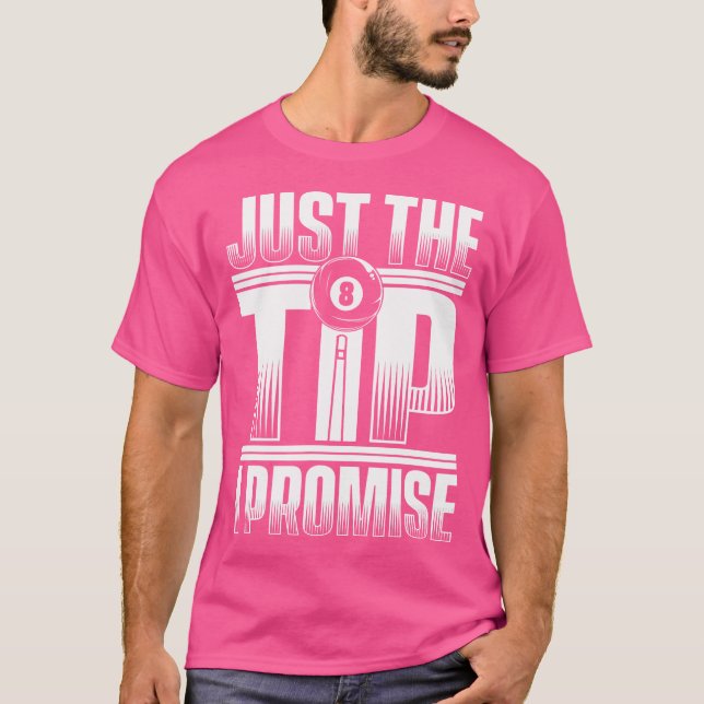 T-shirt Juste Le Conseil Je Promets Balls Pool Snooker Pla (Devant)