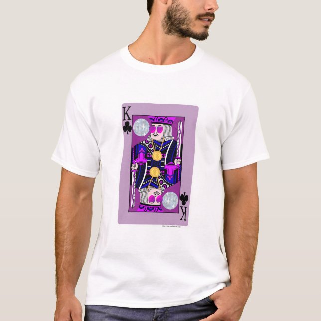 T-shirt Juste le roi du clubbing (Devant)