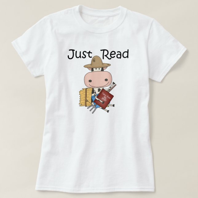 T-shirt Juste lu (Design devant)