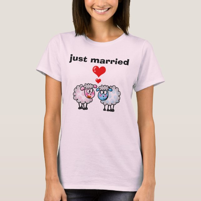 T-shirt juste marié (sheeps mariages) (Devant)