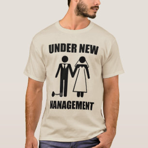 T-shirt Juste marié, sous la nouvelle gestion