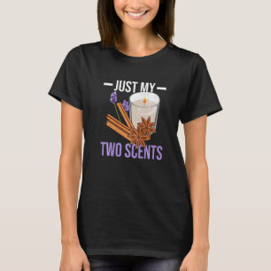 T-shirt Juste mes deux parfums pour la fabrication de boug