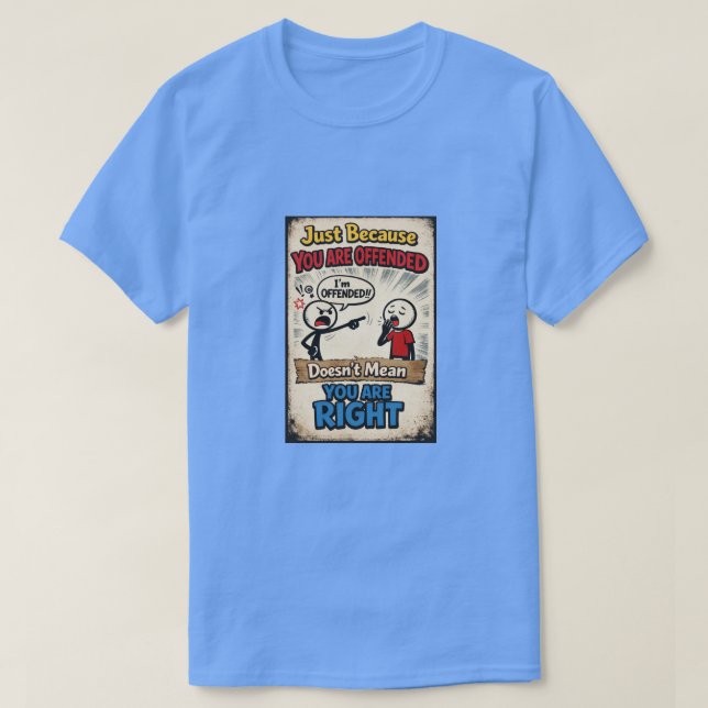 T-shirt Juste parce que... (1) (Design devant)