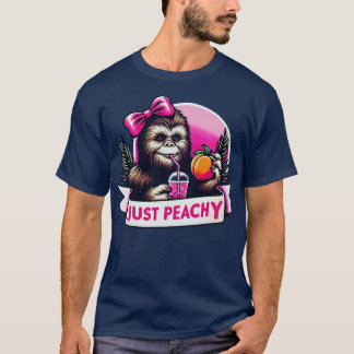 T-shirt Juste Peachy Funny Femmes Fruit d'été