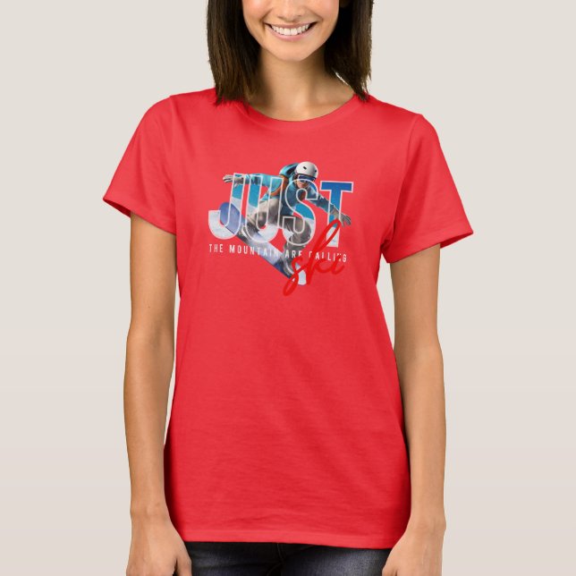 T-shirt Juste Ski | Femmes (Devant)