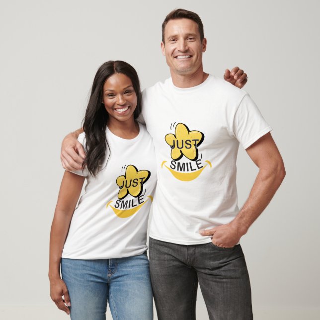 T-shirt Juste Sourire (Unisexe)