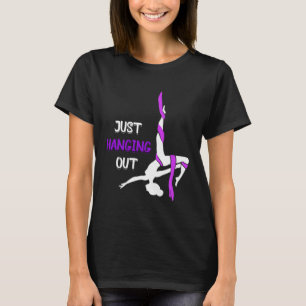 T-shirt Juste Suspendre le cirque aérien Lyra accrocher l'