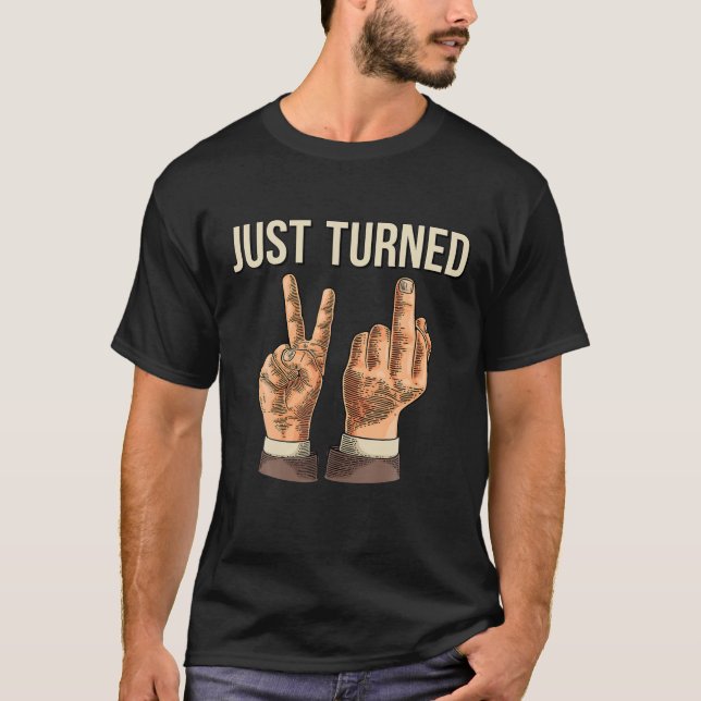 T-shirt Juste Tourné 21 21 Cadeaux Anniversaires (Devant)