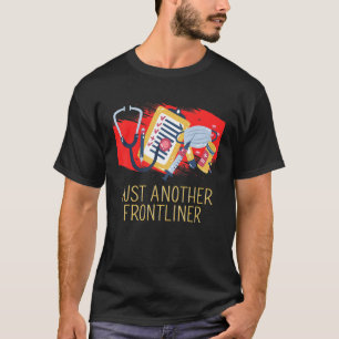 T-shirt Juste un autre personnel Médicale de première lign