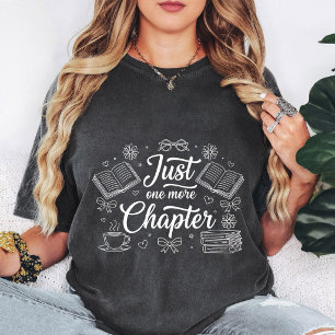 T-shirt Juste un chapitre de plus Livre Amour Café Lecture