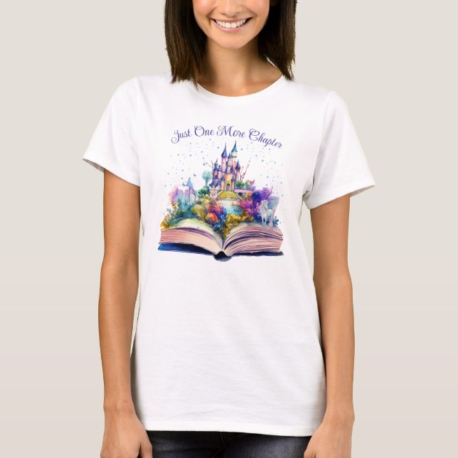 T-shirt Juste Un Chapitre De Plus - Louveur De Livre (Devant)